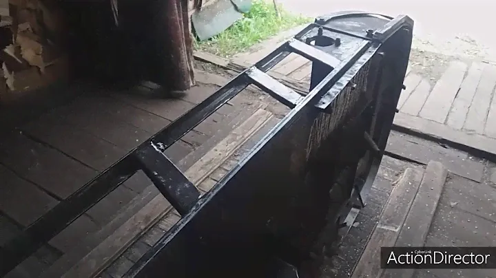 Вырезаем окна в раме бурана!