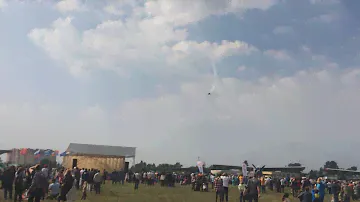Катастрофа на авиашоу в Балашихе! Падение самолета АН-2. 2.09.17.
