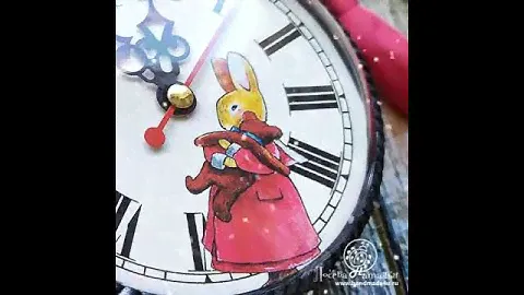 Новогодняя елочная игрушка "Волшебные часы - Лисий Лес 4"