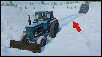 ЧИСТИМ СНЕГ! Делаем ДОРОГУ ДЛЯ ПРОЕЗДА - SnowRunner