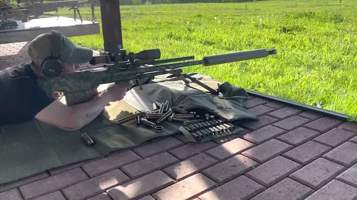 Russian 12.7 sniper rifle ASVK (Kord) with Nightforce NX8.