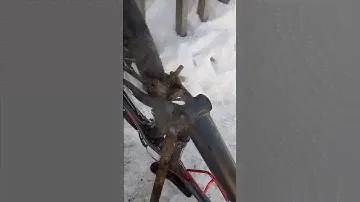 откручивание каретки с использованием сварки
