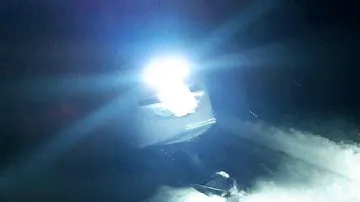 Буран LED фара ночь [Buran LED headlight night]
