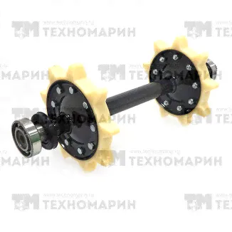 Ведущий вал гусеницы Буран (в сборе) RM-096939-0