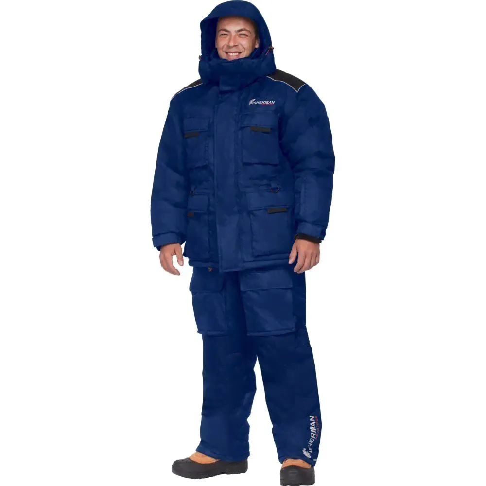Костюм мужской рыболовный FisherMan Nova Tour Буран V2, цвет: синий, размер XS(46)