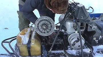УСТАНОВКА КОРОБКИ С СУПЕР-УСИЛЕННОЙ ЦЕПЬЮ НА БУРАН! ВСЕ НЮАНСЫ+РЕГУЛИРОВКА ГУСЕНИЦ БЕЗ ШАПКИ!))