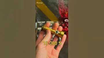 Фонарь из чистого золота😲 #edc #фонар #фонарь #рыбалка #охота #юмор юмо