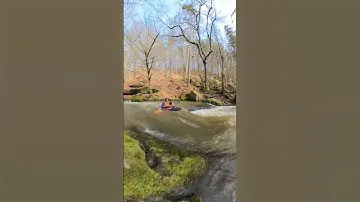 das Necky hält die Spur auf der Wesenitz