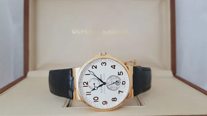 Золотые часы Ulysse Nardin Maxi Marine Chronometer 41mm, обзор часового ломбарда!