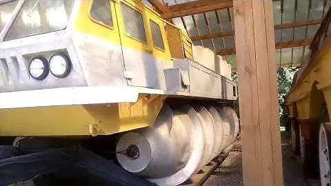 Русский шнекоход. Вездеходы для спасения космонавтов.