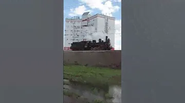 175 лет железным дорогам России. Паровоз серии Ов.324 (ТЧ-12) на кольце ОАО "ВНИИЖТ".