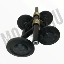Тележка снегоход Буран (пластиковый каток) в сборе левая