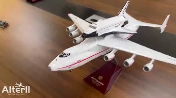 1:200 Antonov AN225 with Space Shuttle Blizzard Model#an225 #airplanemodel