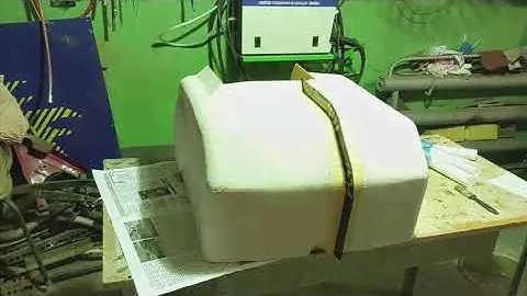 Самодельный капот для  мини снегохода.